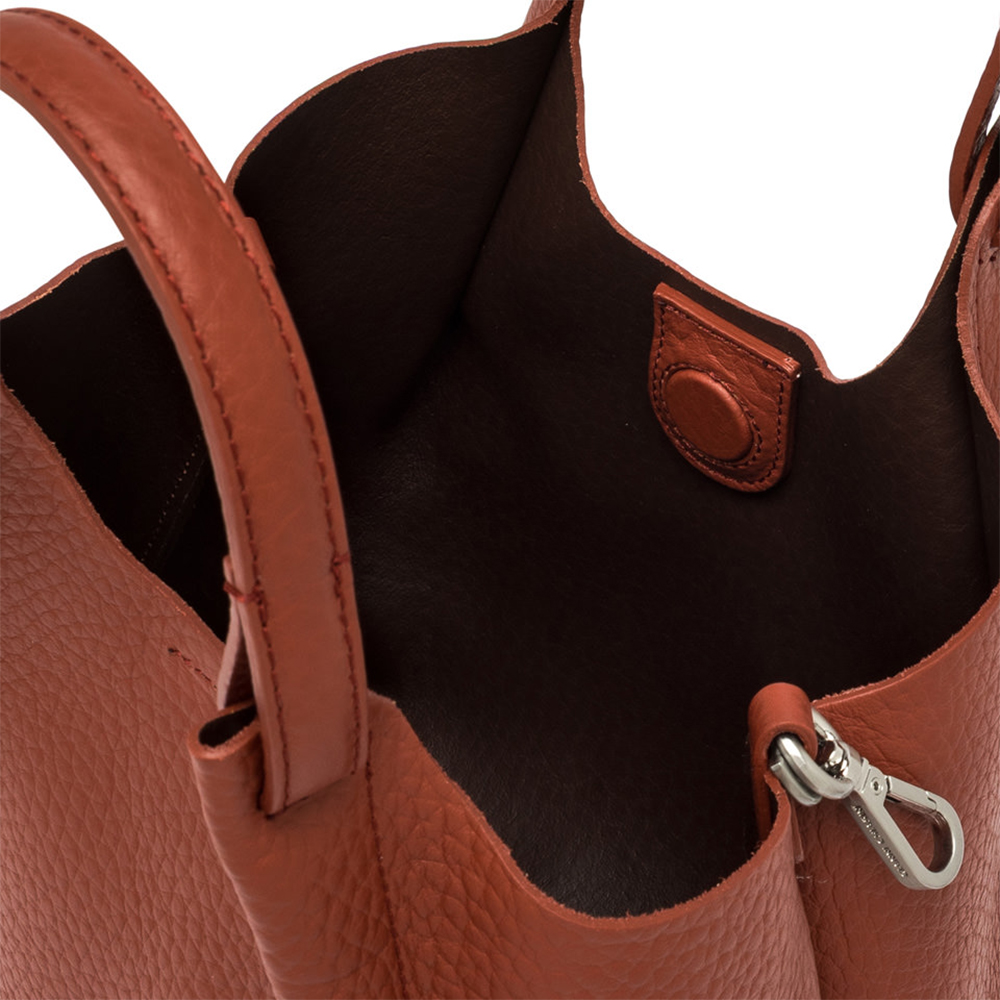 Dua hand bag GIANNI CHIARINI BS9719 CBRICK RED Grazia Pelletterie