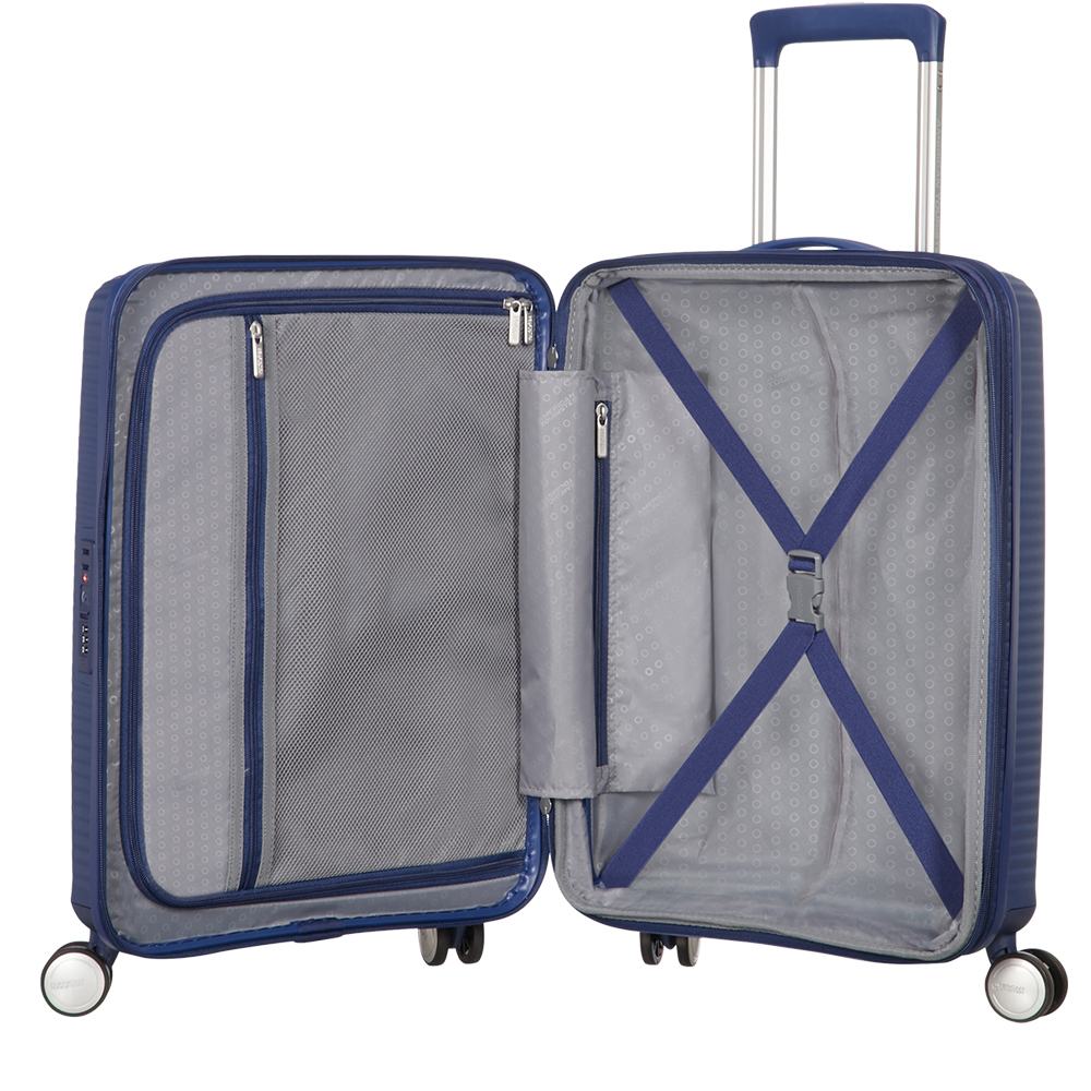 SoundBox trolley cabina SAMSONITE 88472 MIDNIGHT NAVY - Grazia Pelletterie