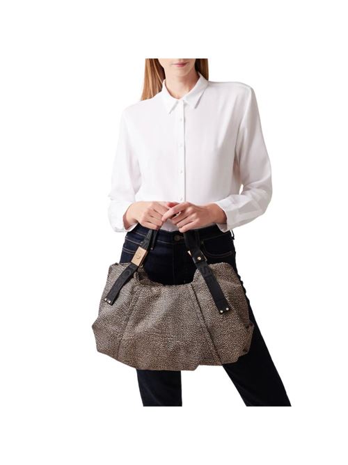 Hobo Cortina shopping bag borsa a mano BORBONESE | 933835AH1BX11