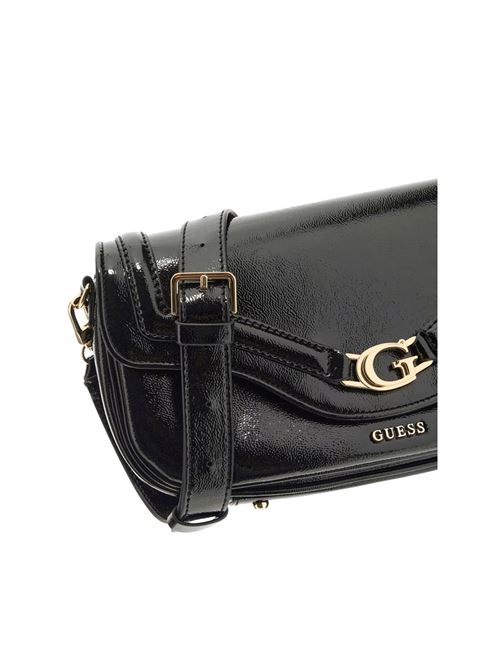 Dea Flap Schultertasche aus Lack GUESS | HWTG7993200SBLA