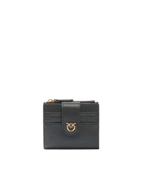 Chevron nappa zip-around wallet PINKO | 103610A0F1Z99Q