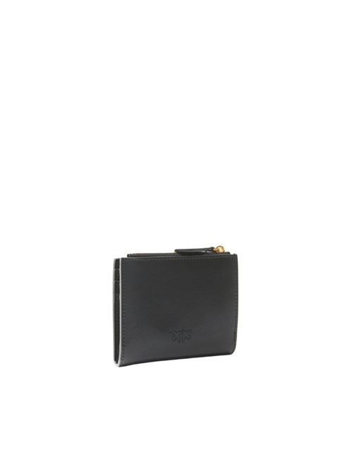 Chevron nappa zip-around wallet PINKO | 103610A0F1Z99Q