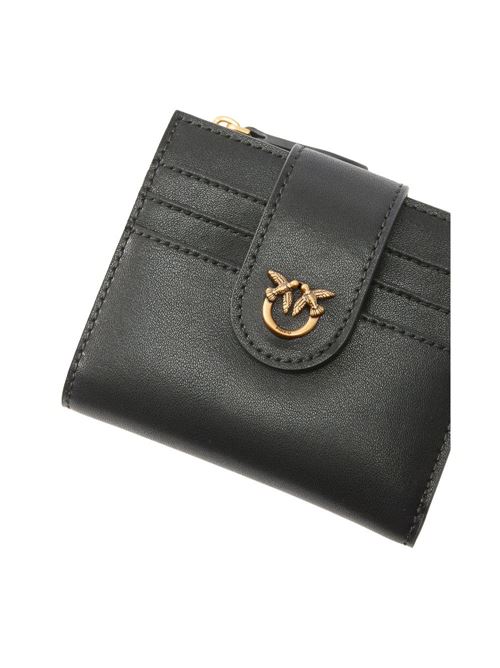 Chevron nappa zip-around wallet PINKO | 103610A0F1Z99Q