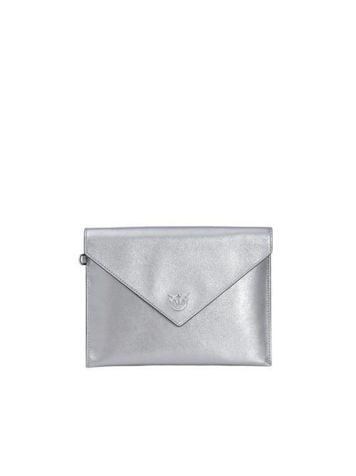 Metallic Clutch aus Veloursleder PINKO | 104820A209BK27E