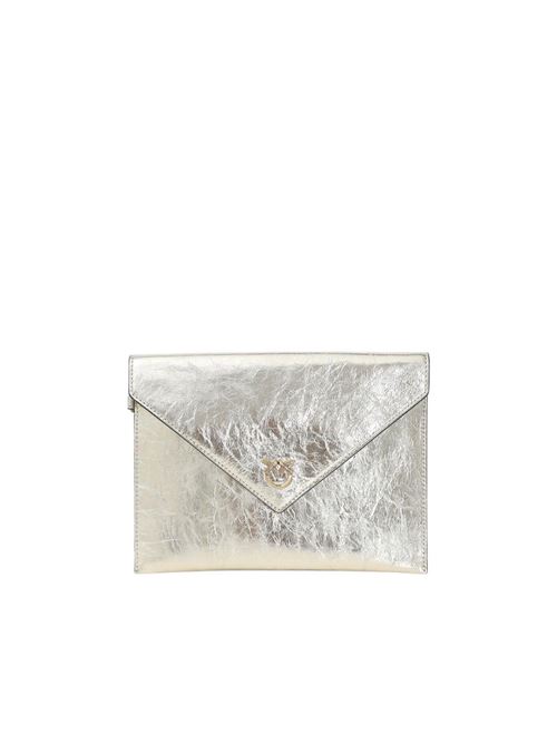 Metallic-Clutch aus Leder PINKO | 104820A20TBZZLQ