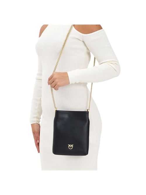 Mini Double Bag piccola in pelle con tracolla PINKO | 105352A0Q0BZ99V