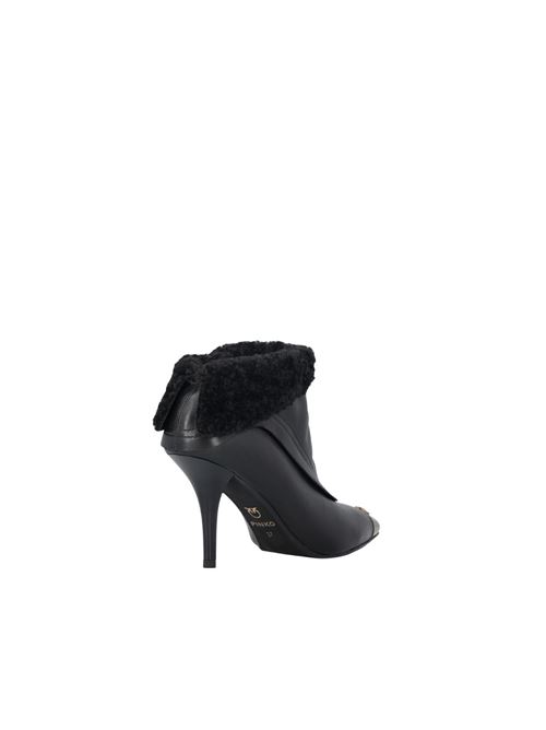 Stivaletti effetto pelliccia con punta metallizzata PINKO | SD0421P093Z99