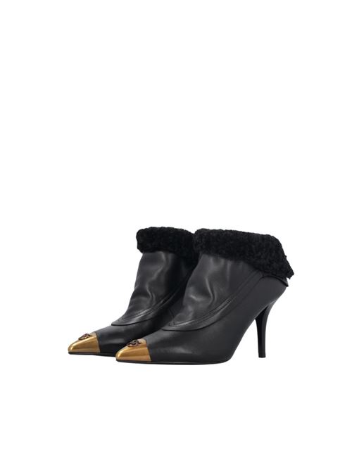 Stivaletti effetto pelliccia con punta metallizzata PINKO | SD0421P093Z99