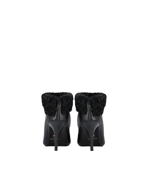 Stivaletti effetto pelliccia con punta metallizzata PINKO | SD0421P093Z99