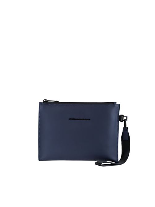 Men's clutch bag with wristband PIQUADRO | AC6833C2OWBBLU