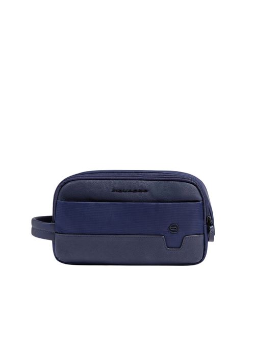 Beauty case in tessuto riciclato PIQUADRO | BY6021W138BBLU