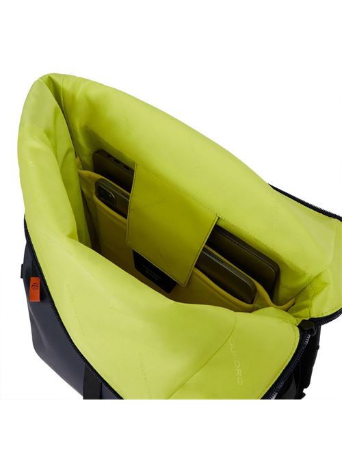 Roll-top zaino resistente all'acqua porta pc 15,6 PIQUADRO | CA6291C20WBBLU