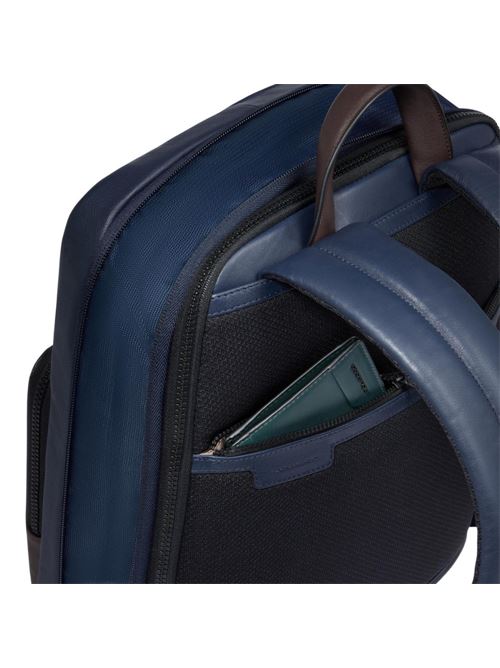 Zaino uomo sottile porta pc 14  espandibile PIQUADRO | CA6311APBBLUTM