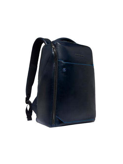 Zaino porta pc da 14  in pelle PIQUADRO | CA6591B2CBLU2