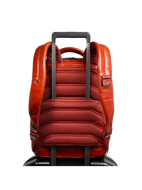 Zaino porta pc da 14  in pelle PIQUADRO | CA6591B2CBLU2