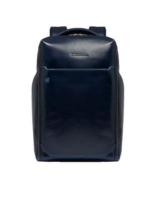Blue Square Leder Rucksack PC 15,6 PIQUADRO | CA6593B2CBLU2