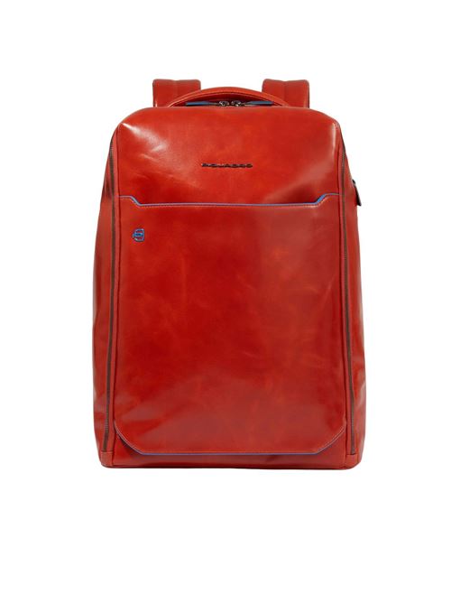 Blue Square leather backpack carries pc 15.6 PIQUADRO | CA6593B2CCU4