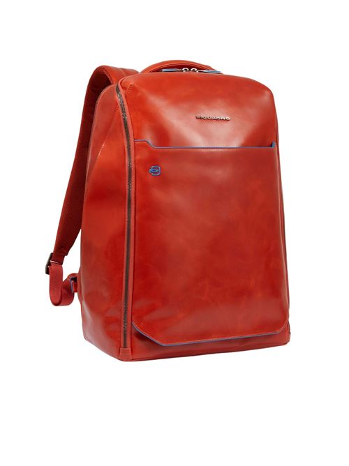 Blue Square leather backpack carries pc 15.6 PIQUADRO | CA6593B2CCU4