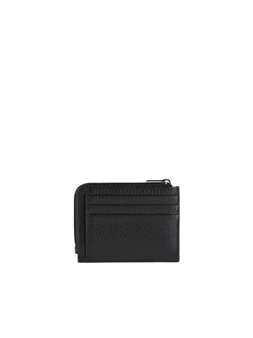 Card holder with coin holder PIQUADRO | PP4822MOSRBN
