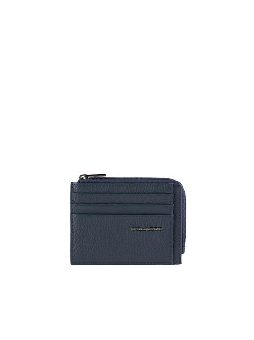 Portatessere con porta monete PIQUADRO | PP4822MOSRCBLU