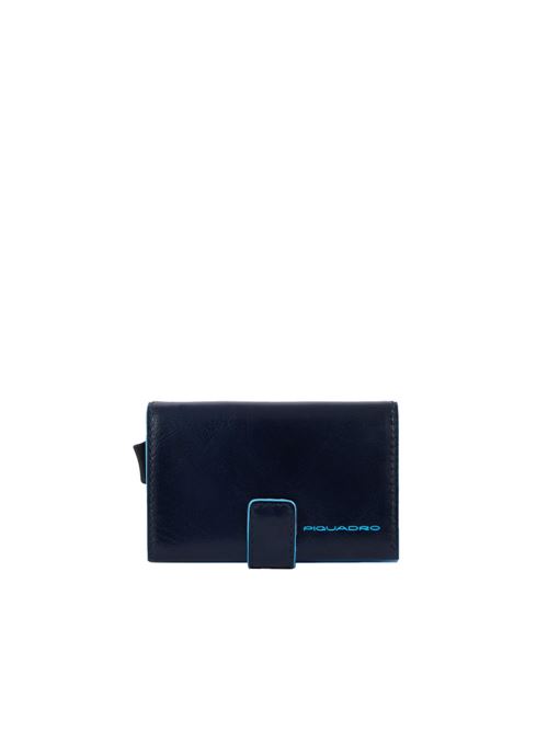 Compact wallet in pelle e metallo PIQUADRO | PP5472B2BLRCBLU2