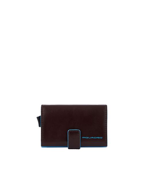Compact wallet in leather and metal PIQUADRO | PP5472B2BLRCMO