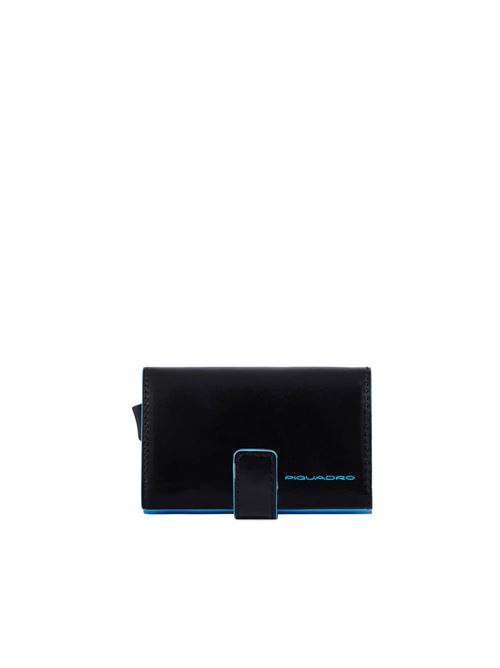 Compact wallet in leather and metal PIQUADRO | PP5472B2BLRCN