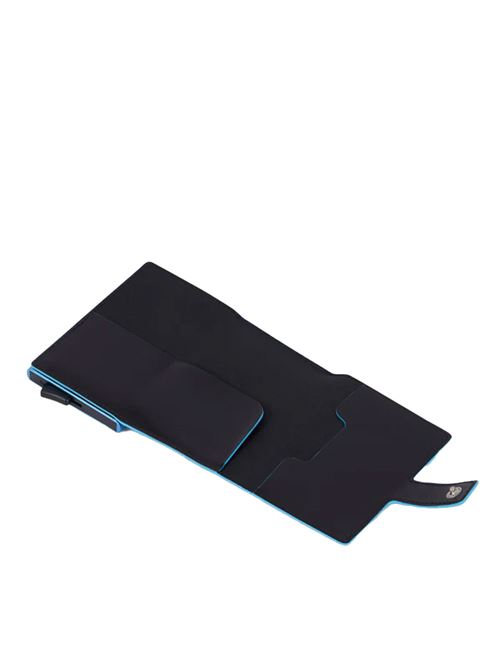 Compact wallet in pelle e metallo PIQUADRO | PP5472B2BLRCN