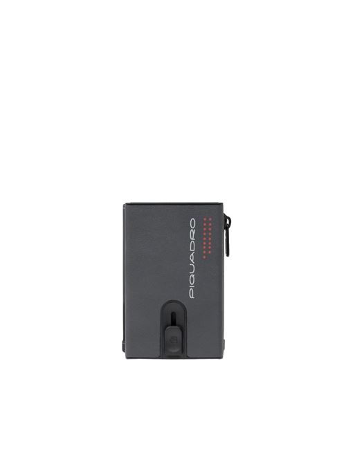 Compact coin wallet with sliding system PIQUADRO | PP5585UB00RGRN