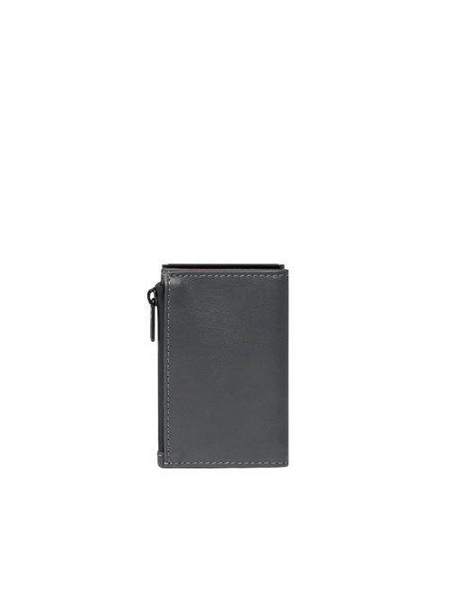 Compact coin wallet with sliding system PIQUADRO | PP5585UB00RGRN