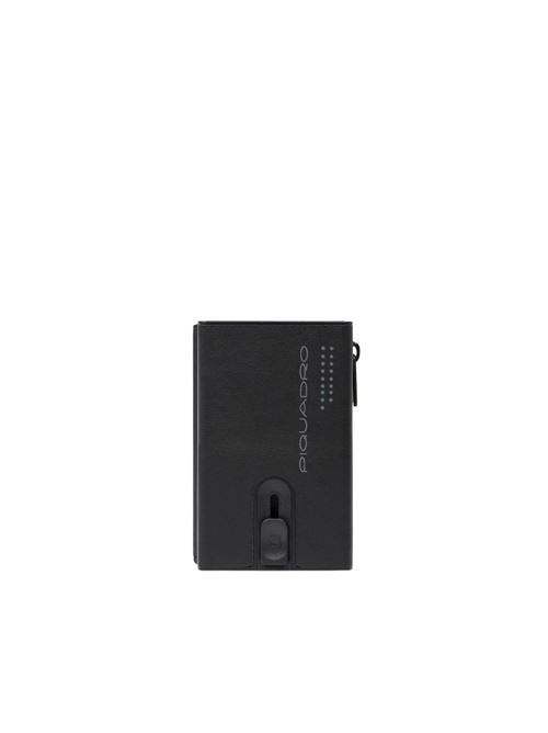 Compact coin wallet with sliding system PIQUADRO | PP5585UB00RN