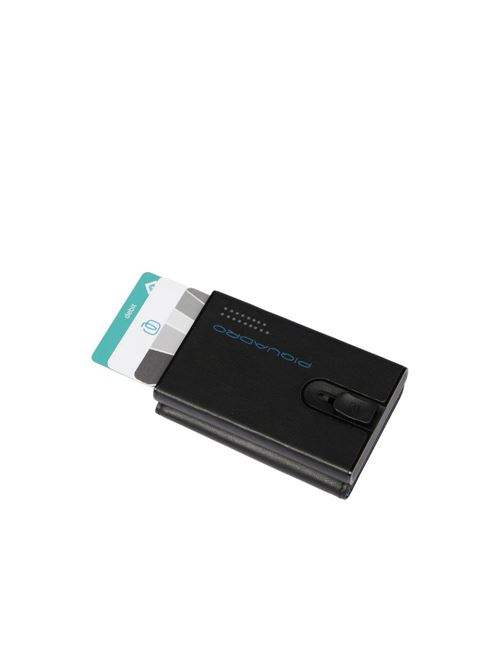 Compact coin wallet with sliding system PIQUADRO | PP5585UB00RN