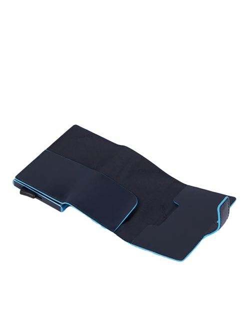 Blue Square metal card holder PIQUADRO | PP5649B2BLRBLU2