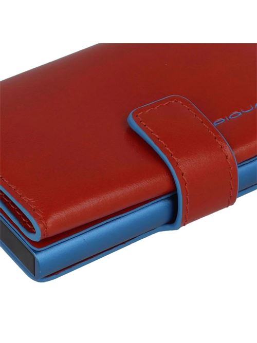 Blue Square portatessere in metallo PIQUADRO | PP5649B2BLRCCU4