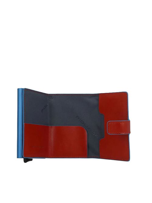 Blue Square portatessere in metallo PIQUADRO | PP5649B2BLRCCU4