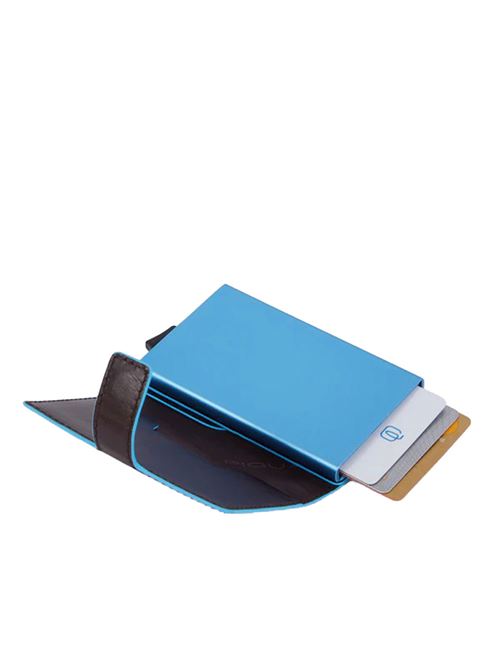 Blue Square Kartenetui aus Metall PIQUADRO | PP5649B2BLRCMO