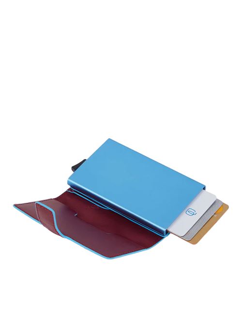 Blue Square portatessere in metallo PIQUADRO | PP5649B2BLRCR