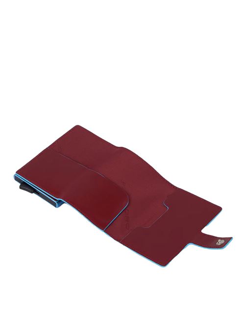 Blue Square portatessere in metallo PIQUADRO | PP5649B2BLRCR