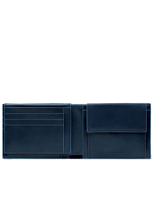 Blue Square portafoglio con porta documenti PIQUADRO | PU1392B2RCBLU2