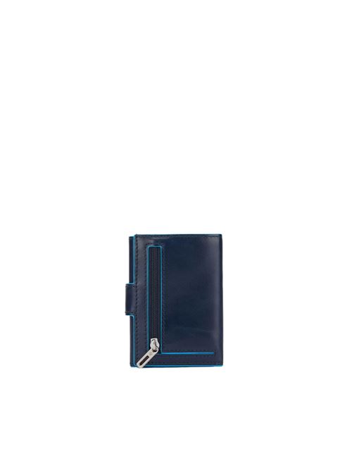 Portafoglio uomo compatto con porta monete PIQUADRO | PU5957B2RCBLU2