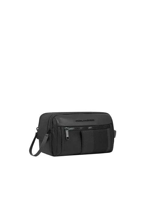 Beauty case uomo in tessuto riciclato PIQUADRO | BY5994S131.N