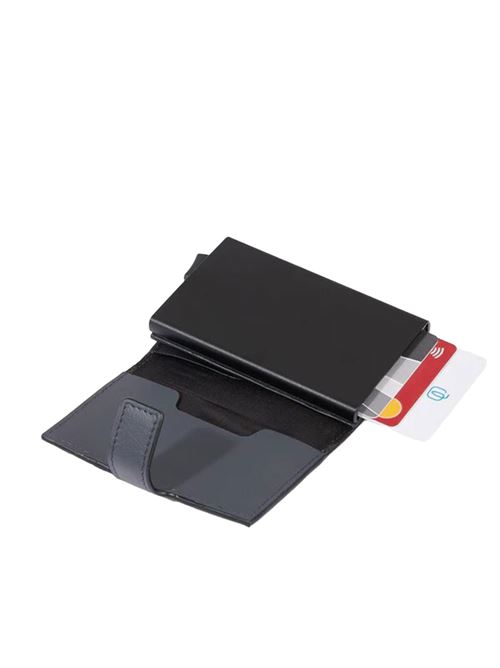 Portacarte di credito in metallo PIQUADRO | PP5649S133.N