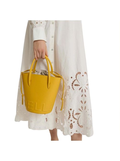 Myrtha Maxi Logo secchiello borsa a mano COCCINELLE | E1QBB230101J19