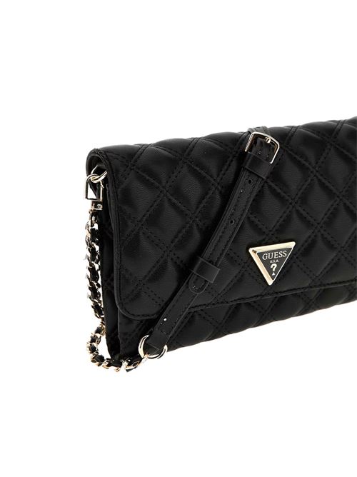 Giully Xbody Flap Organizer borsa a tracolla GUESS | HWQG8748750BLA