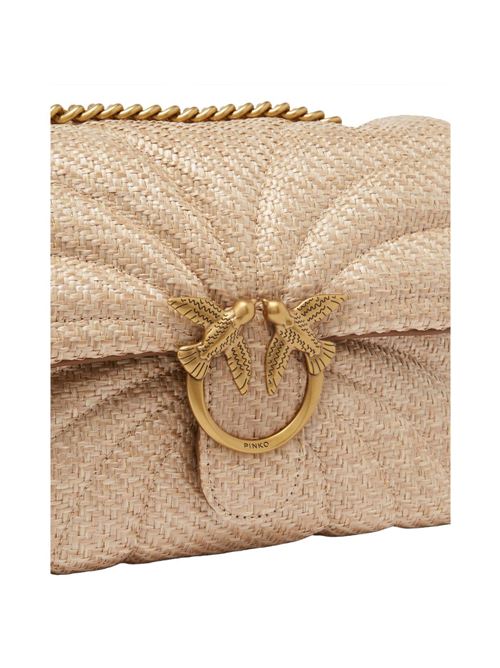 Love Bag Puff Borsa a tracolla  trapuntata con farfalla PINKO | 100038A2C8VC50Q