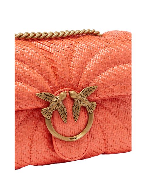 Love Bag Puff borsa a tracolla mini in rafia PINKO | 100039A2C8VB00Q