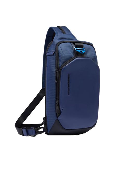 Monospalla uomo porta iPad mini portabile a zaino PIQUADRO | CA6632S137!BLU