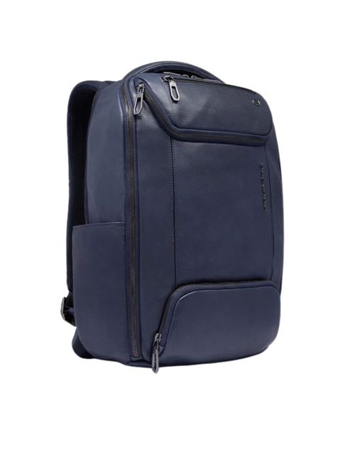 Cronus Zaino porta Pc da 14 in pelle PIQUADRO | CA6688S134!BLU