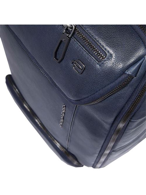 Cronus Zaino porta Pc da 14 in pelle PIQUADRO | CA6688S134!BLU