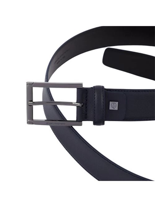 Cintura uomo in pelle con fibbia ad ardiglione PIQUADRO | CU5927MOSYBLU